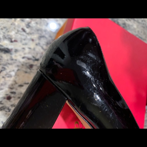 Kate Spade ♠️ block black patent leather shoes - Picture 5 of 11